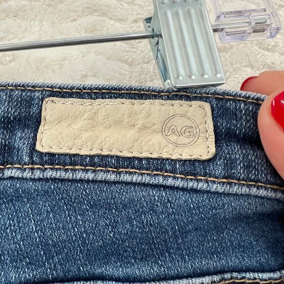 AG Adriano Goldschmied The Legging Ankle Super Skinny Distressed Jeans Sz 25R - Picture 7 of 14